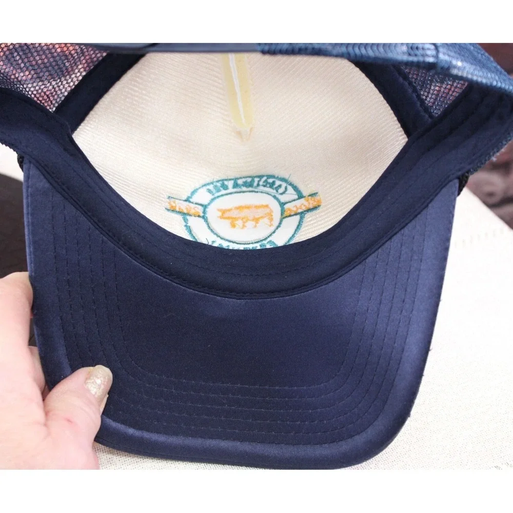 Carolina BBQ Festival 2022 Trucker Hat Navy‎ & White Mesh Snapback